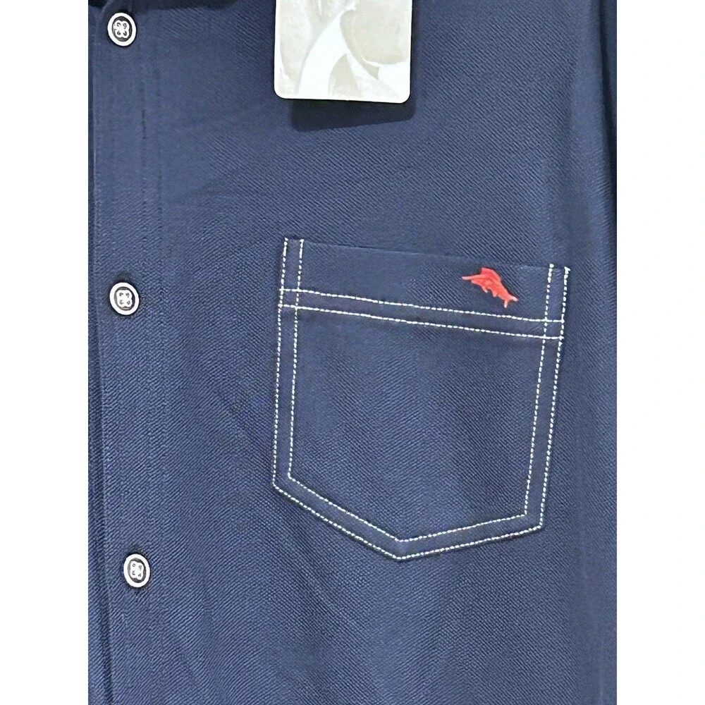 Tommy Bahama Island Zone Supima Cotton Navy Bull Full Bottom Up 2XLB